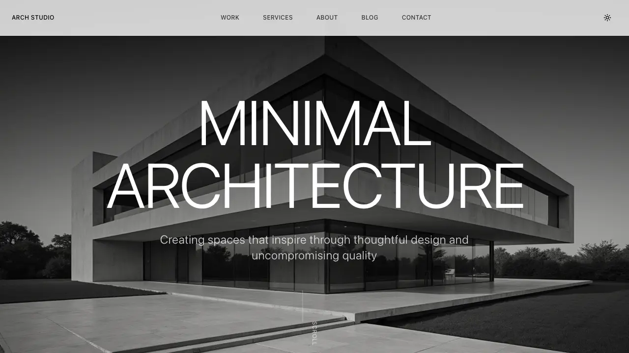 Loading preview of Architect Portfolio Website Template