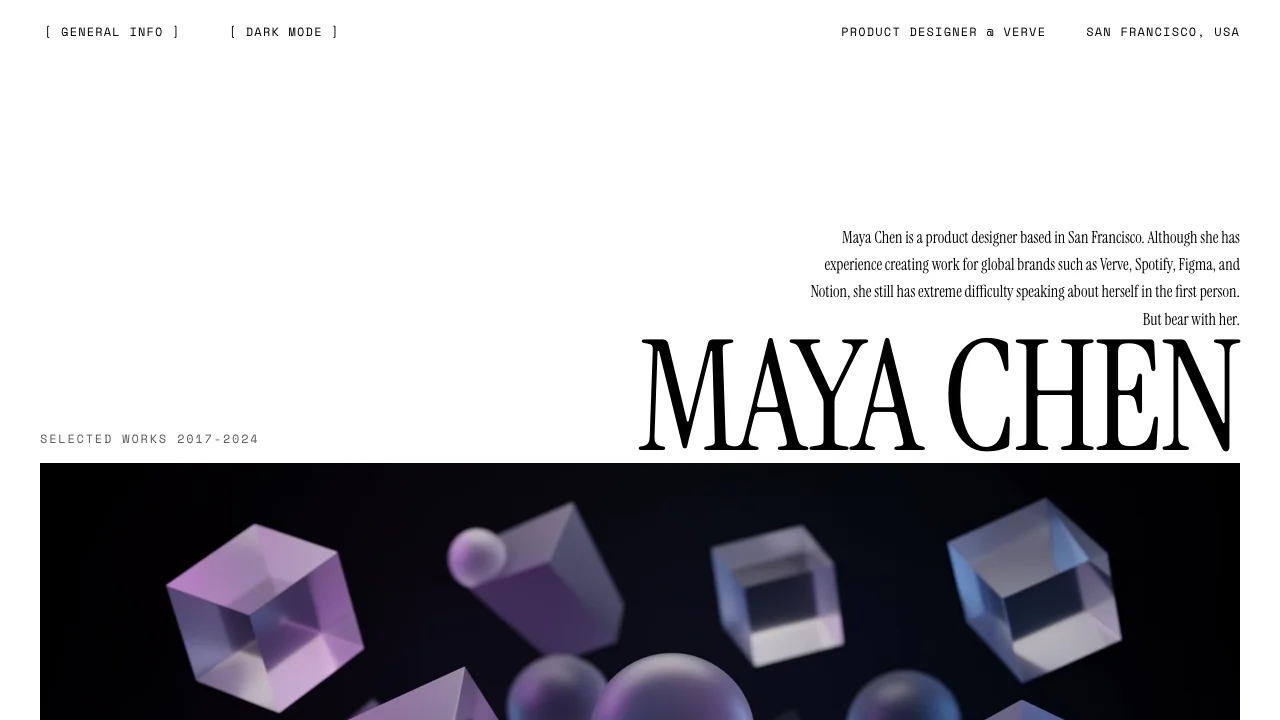 Screenshot of Serif Editorial